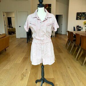 PISTOLA Campbell Aviator Romper in Rose Quartz